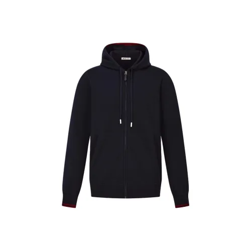 BALLY FW24 Куртки и пальто Мужской Морской синий