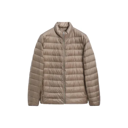 Massimo Dutti Ecru Мужские Пуховики