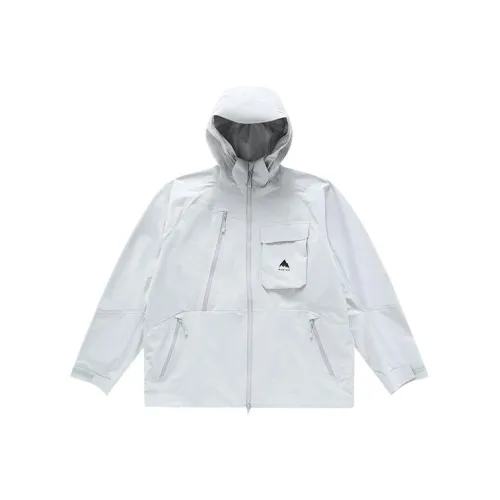 BURTON DRYRIDE 3L Водонепроницаемый Ветрозащитный Дышащий Водоотталкивающий ветровка Мужской Белый