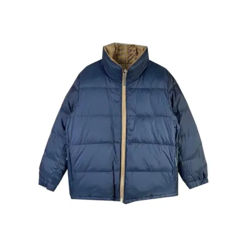 Burberry Хлопковый пуховик унисекс синий