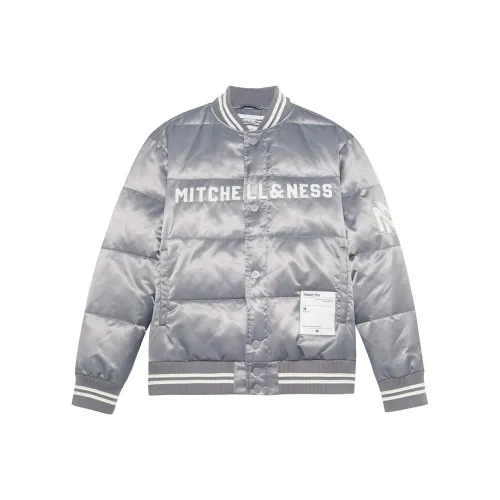MITCHELL NESS Down Jacket Unisex Gray MITCHELL NESS Пуховик Унисекс Серый