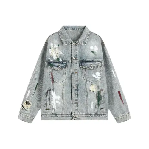 ICEGZ37 Синий Унисекс Джинсовые куртки