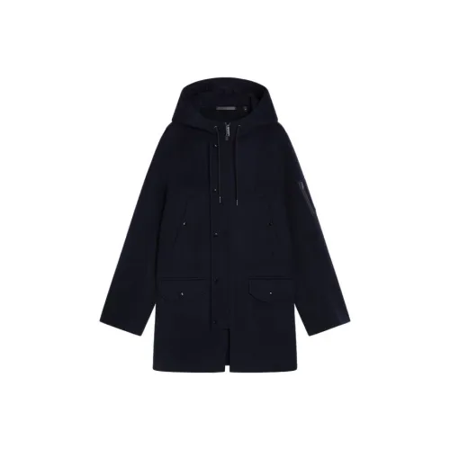 THEORY Темно-синий мужской пальто