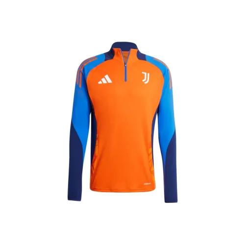 Adidas SS24 JUVENTUS TIRO Коллекция Соревнование Тренировки Топ Пальто Мужской Апельсин