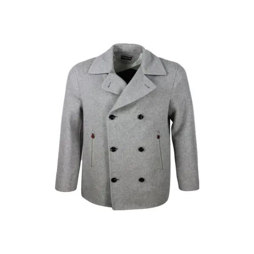 KITON Мужские серые куртки