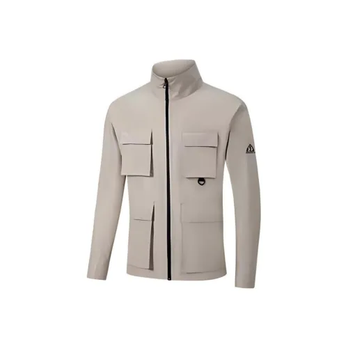 361° Водонепроницаемый Устойчивый к истиранию Ветрозащитный And Защита от дождя Ветровка Мужская Лава Лист Серый Зеленый