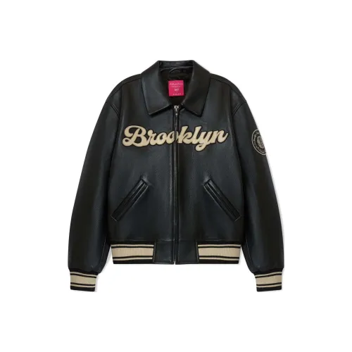 KIDSUPER STUDIOS Brooklyn Nets Collaboration Черная унисекс куртка