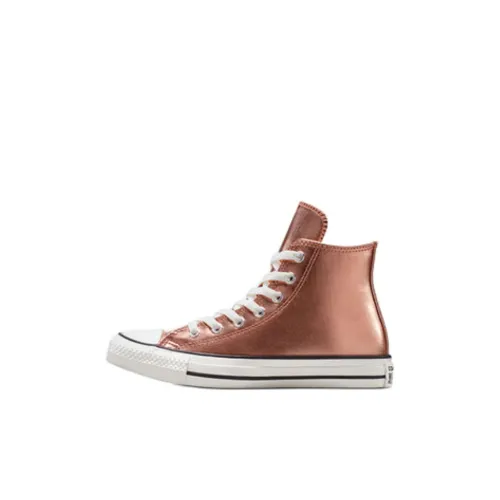 Converse Chuck Taylor All Star Износостойкий Легкий Амортизирующий Высокий Топ Детские Кеды Золотой Подростки