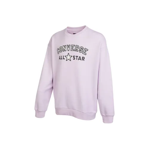Конверс Свитшот Унисекс Серый Фиолетовый