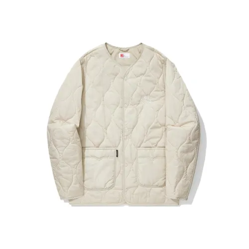 Лайнер Пуховик Унисекс Овсяный Серый