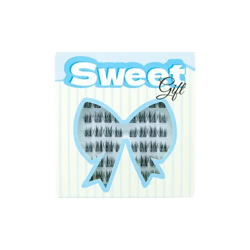 KULESI Нескользящее Перо Веер Маленькие звезды-близнецы Накладные ресницы Естественный Удлинение Стиль