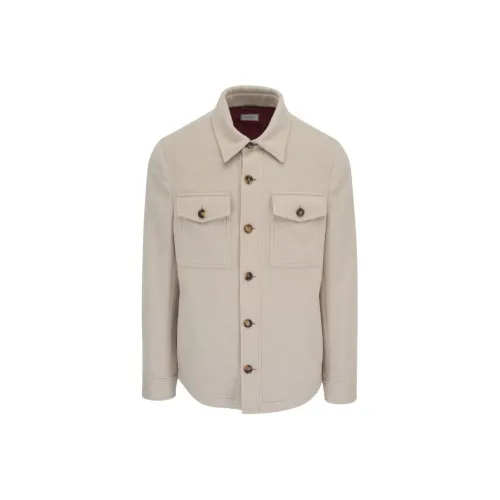 BRUNELLO CUCINELLI Light Beige Мужские Куртки
