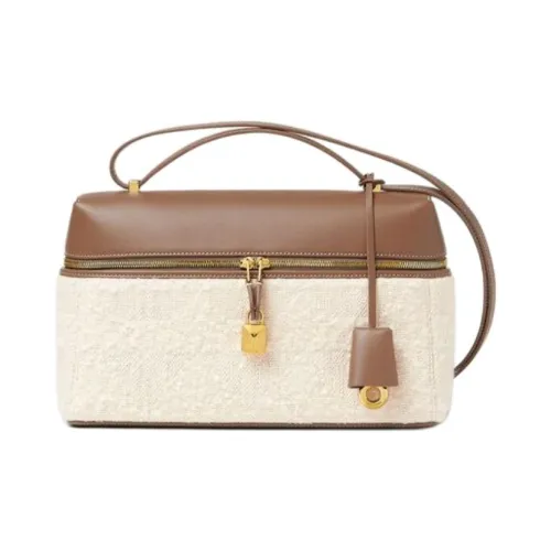 Loro Piana Extra Bag Кашемир Сумка на плечо Стандартный Женский Окаменелость Цвет Sunshine Золотой