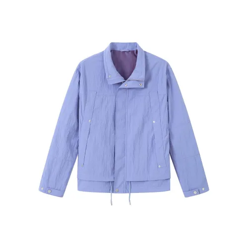 DAVID NAMAN Фиолетовый Мужской Куртки