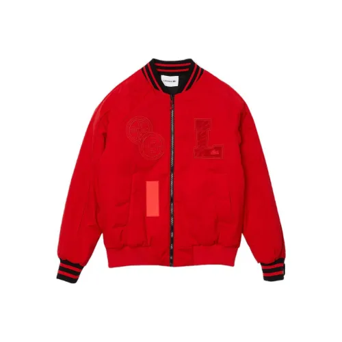 Бейсбольная куртка LACOSTE Collaboration SS22 Мужская Красная