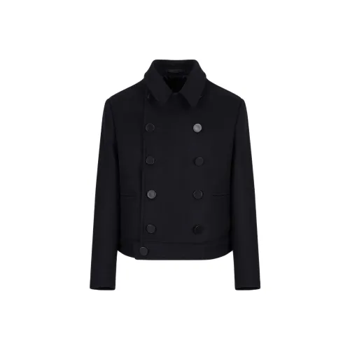 GIORGIO ARMANI Черное мужское пальто