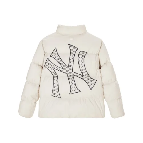 MLB New York Yankees Cream Unisex Down Jackets