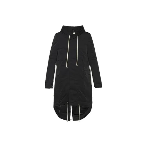 Rick Owens DRKSHDW Черное Унисекс Пальто