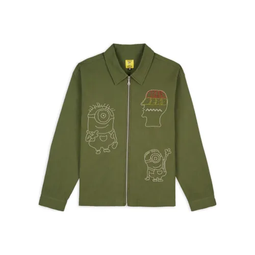 Brain Dead Зеленая Унисекс Куртка