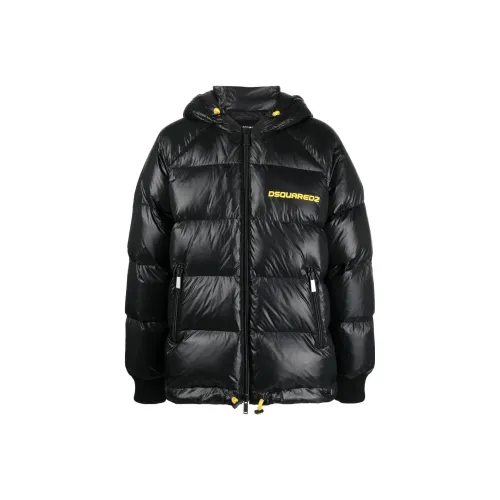 DSQUARED 2 Черный Мужской Пуховик