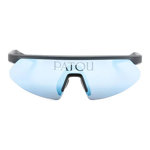 Patou Нерегулярная форма Солнцезащитные очки Женские Черный