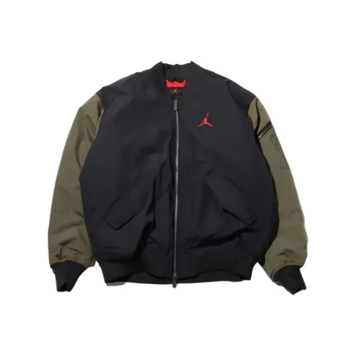 Джордан Хлопковый пуховик Мужской Черный