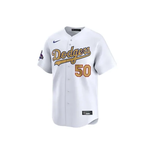nike x MLB Лос-Анджелес Доджерс Dri-FIT Бейсбольная куртка Мужская Белая