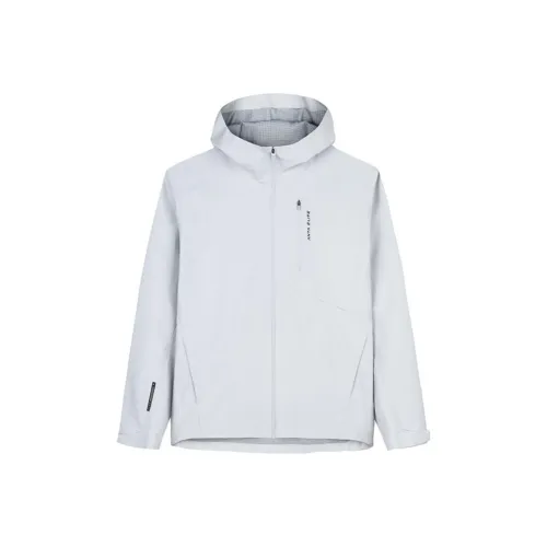 ANTA Variety Тренировки Коллекция Дышащий Ветровка Мужской Микрочиповый серый