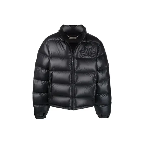 PHILIPP PLEIN Черный Мужской Пуховик