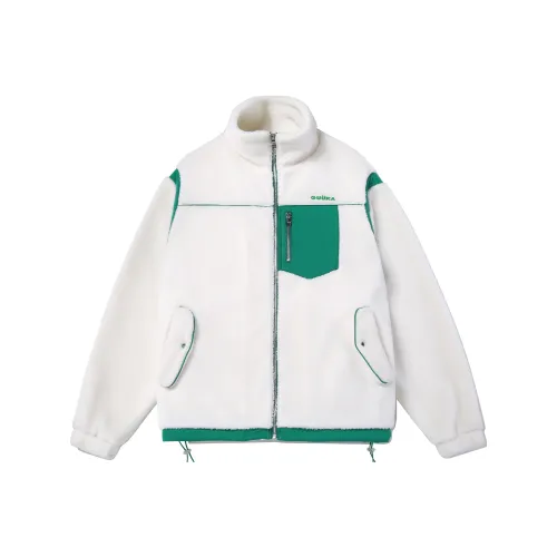 Guuka Вельвет Feel Куртка Унисекс Белый