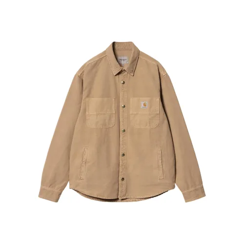 Carhartt WIP Conro Рубашка Jac Куртка Унисекс Арахисовый