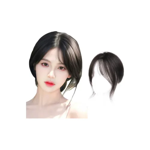 MUNINGFEI Фигурка Eight Bangs Заправка Женская Перука T-образная Сетка Средняя Разделение