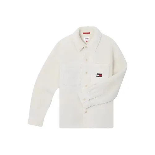 Tommy Hilfiger Длинный рукав рубашка мужская экрю