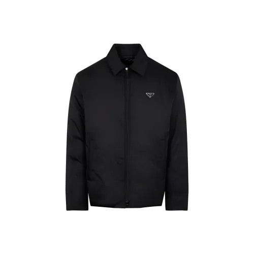 PRADA Мужские черные пуховики