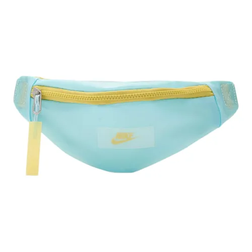 nike Heritage PU (полиуретан) Бананка Маленький Унисекс Ледниково-голубой Сатурн Золотой