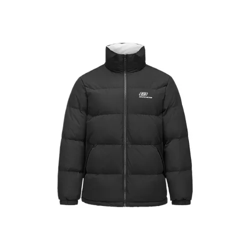 Skechers Пуховик Унисекс Угольный Черный