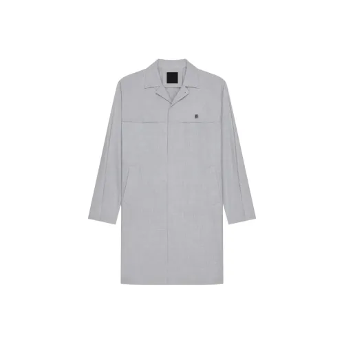 GIVENCHY SS24 Пальто Мужское Фотиния Серый