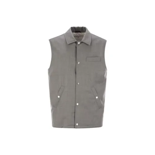 BRUNELLO CUCINELLI Жилет Мужской Серый