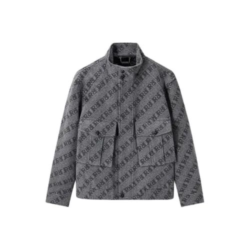 JOHN RICHMOND Серый Мужской Пальто