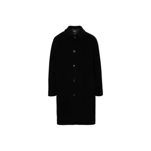 A.P.C Черное Мужское Пальто