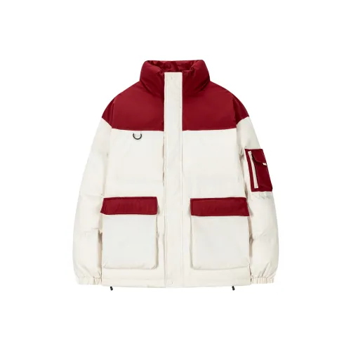 HOLDFREE Экрю Унисекс Объемные куртки (пуфы)