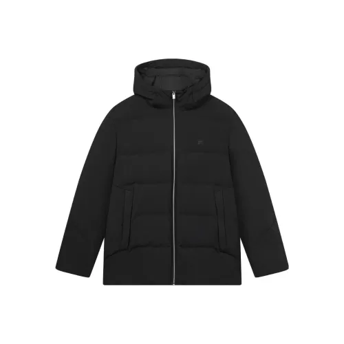 FILA Глубокий Черный Мужской Пуховик