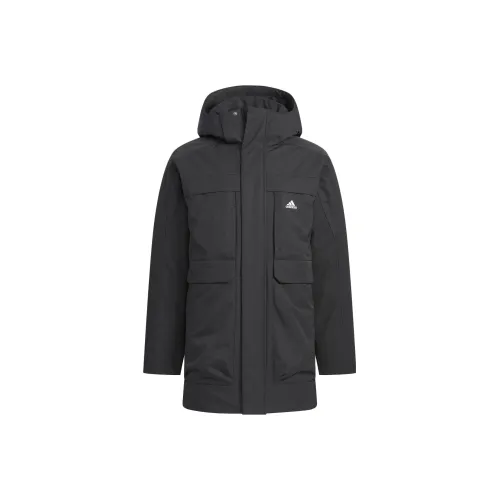 Adidas Мужские Черные Пуховики