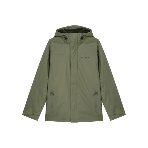 Columbia совместный бренд Поход Водонепроницаемый Ветрозащитный Термический Водоотталкивающая ветровка Мужской Зеленый