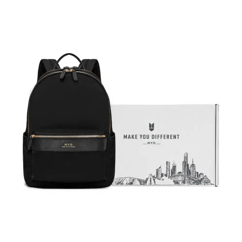 MYD Нейлон Рюкзак Средний Женский Ежевика Темно-синий Синий