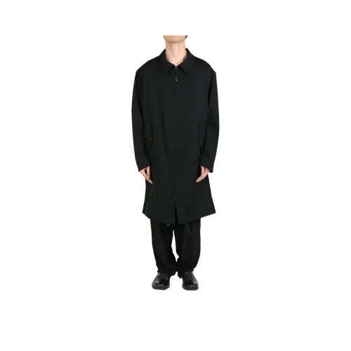 Yohji Yamamoto Pour Homme Пальто Мужское Черное