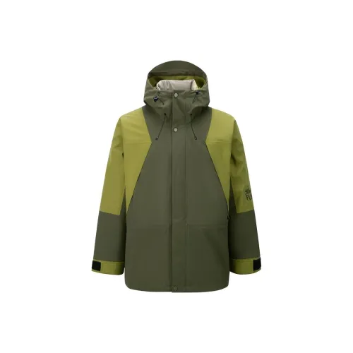 SNOW FLYING Пуховик Унисекс Дождь Армейский зеленый