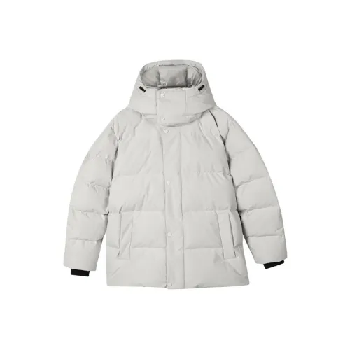 Skechers Colorful Down Jacket Men's LUNAR Gray Скачи Колорфул Пуховик Мужской Лунар Серый