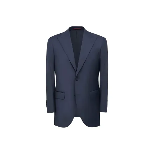 CULTUM Бизнес-костюм мужской темно-синий Prince OF Wales Check одиночный костюм