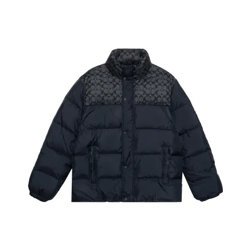 COACH FW22 Пуховик Мужской Темно-синий